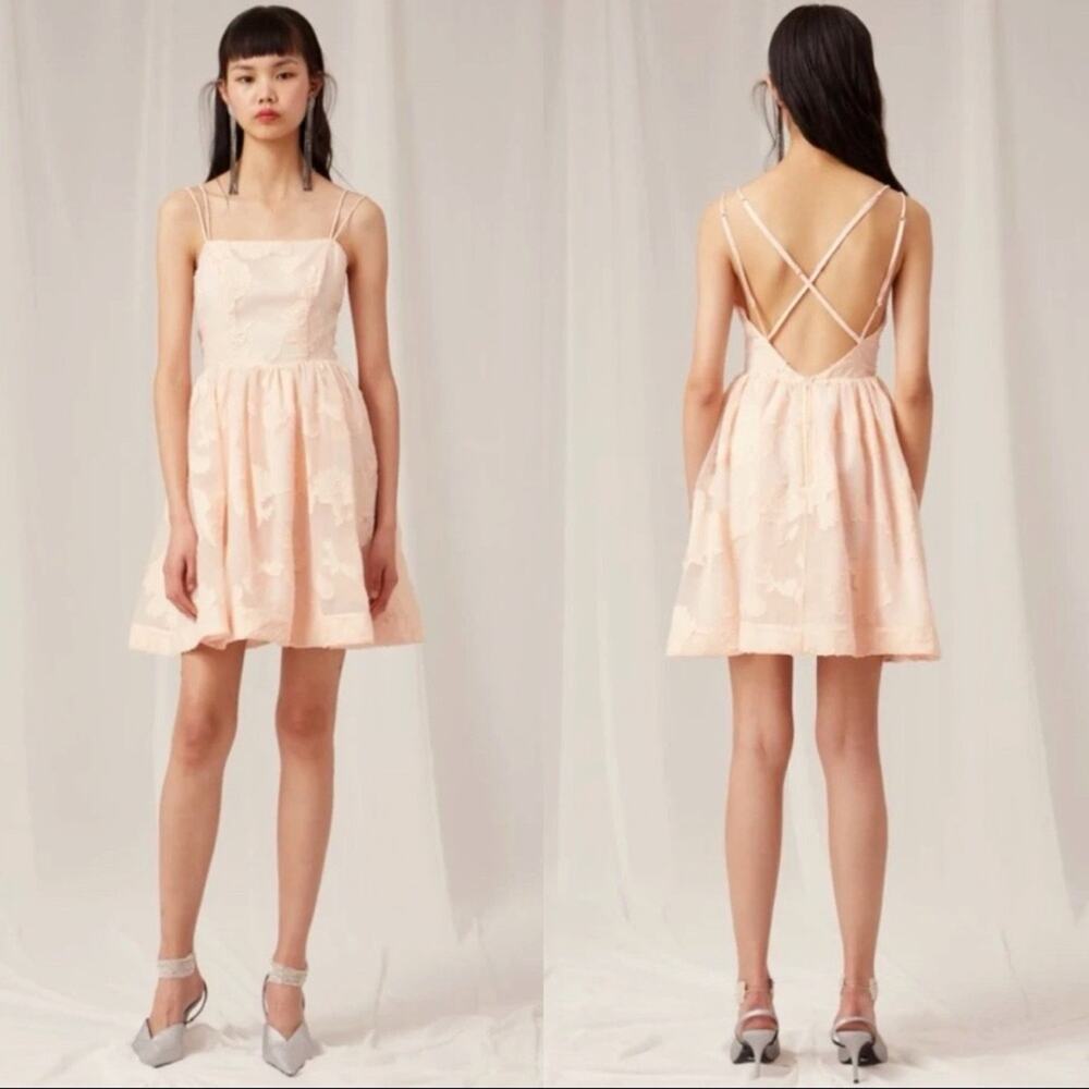 KEEPSAKE THE LABEL Offset Fit & Flare Dress Embro… - image 2